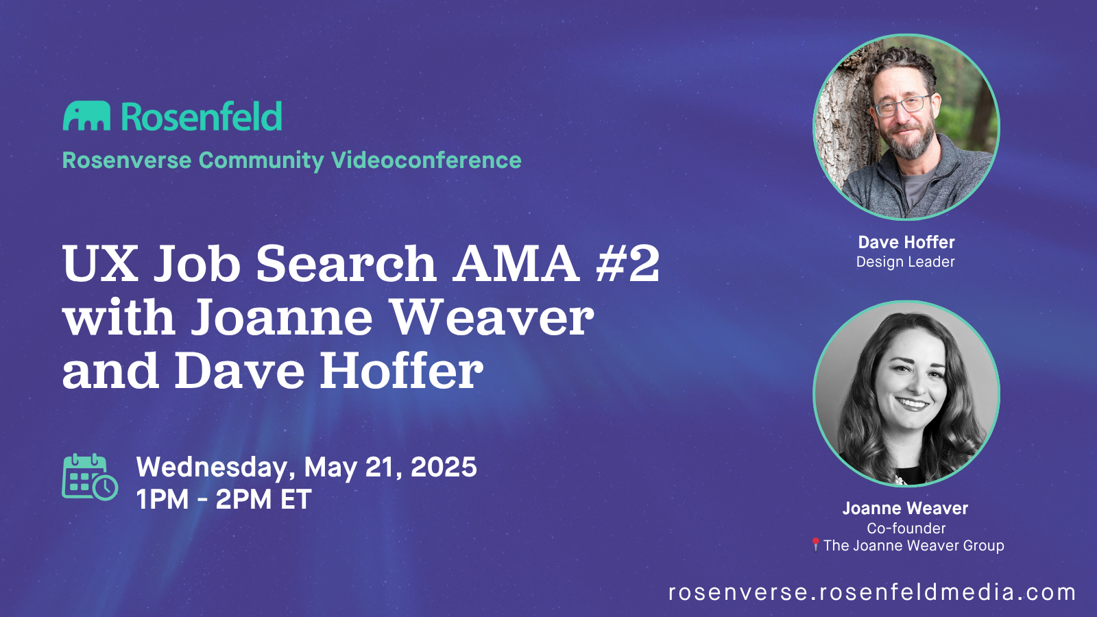 UX Job Search AMA #2 with Joanne Weaver and Dave Hoffer