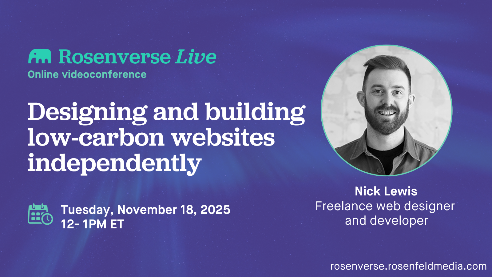Designing and building low-carbon websites independently