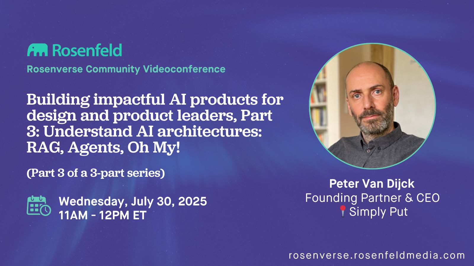 Building impactful AI products for design and product leaders, Part 3: Understand AI architectures: RAG, Agents, Oh My!