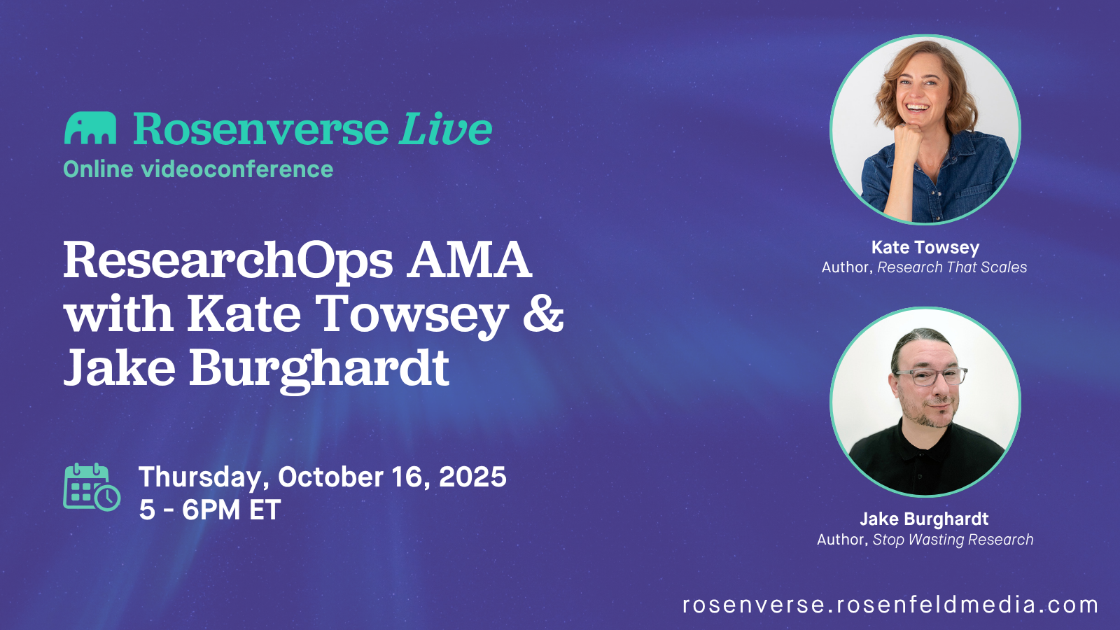 ResearchOps AMA with Kate Towsey & Jake Burghardt